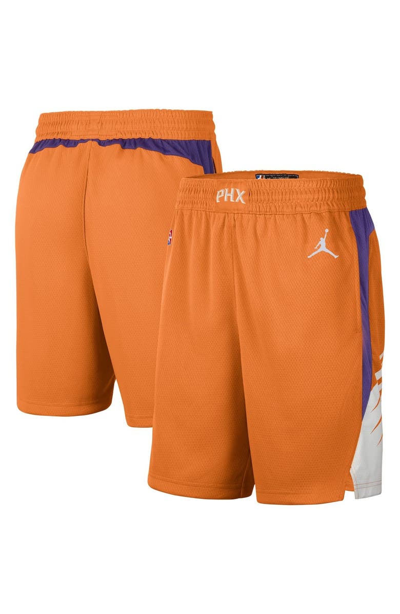 Jordan Brand Men's Jordan Brand Orange Phoenix Suns Statement Edition Swingman Shorts, Main, color, 