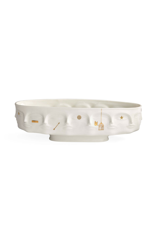Jonathan Adler Gilded Dora Maar Bowl In White