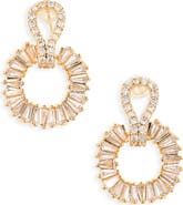 Cara Crystal Drop Earrings