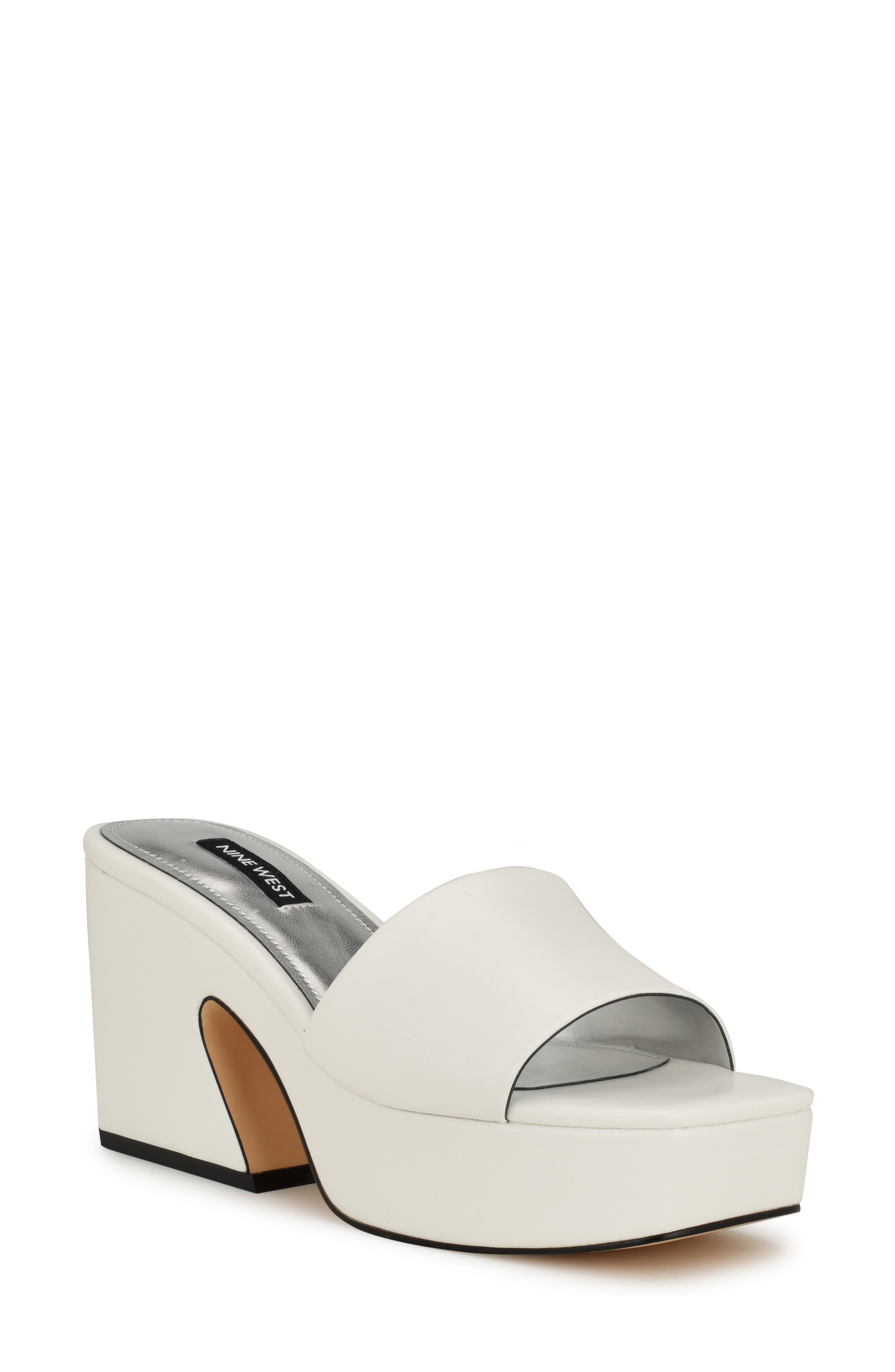 Nine West Oklee Platform Slide Sandal, Main, color, 