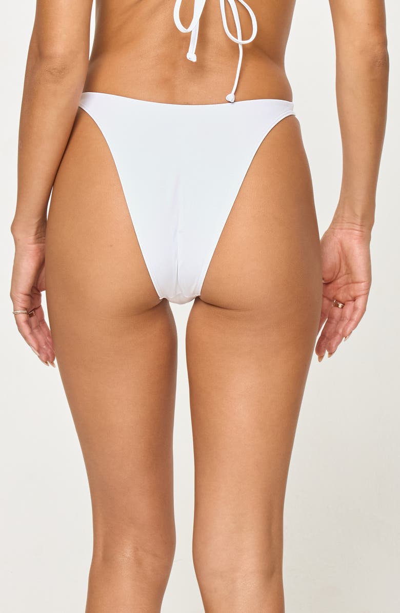 LSPACE Leilani Bikini Bottoms, Alternate, color, White
