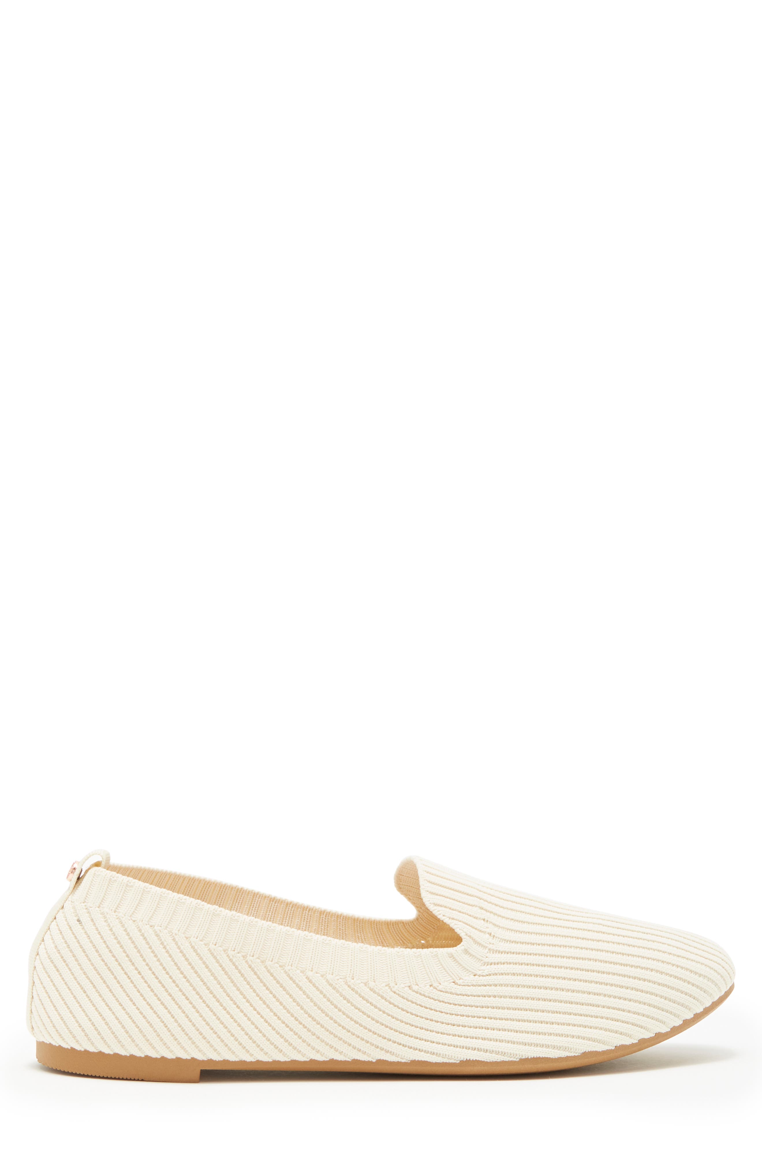 Danskin Ribbed Smoking Loafer, Alternate, color, Natural