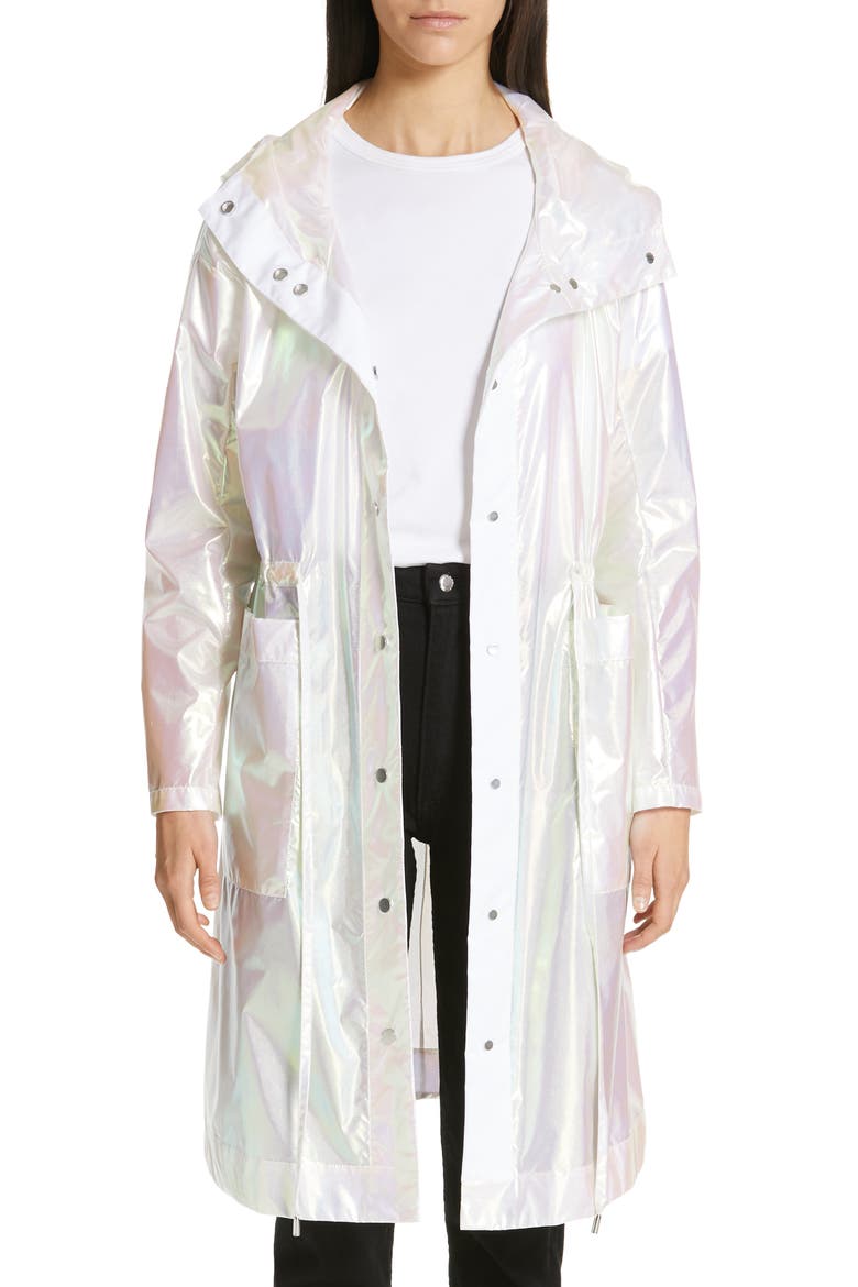 Iridescent Hooded Parka, Main, color, IRIDESCENT
