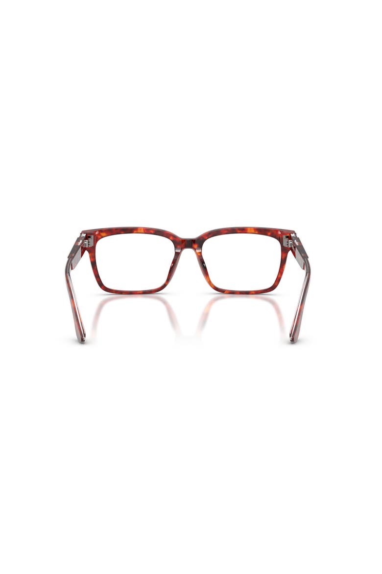55mm Rectangle optical glasses, Alternate, color, Tortoise