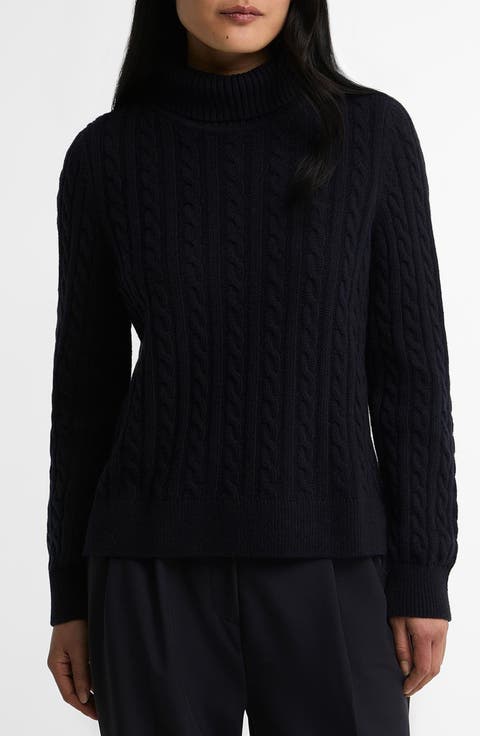Ambleside Cable Knit Turtleneck Sweater