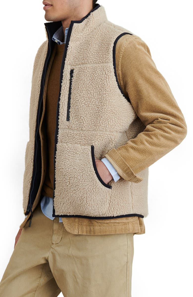 Alex Mill Reversible Fleece Vest, Alternate, color, 