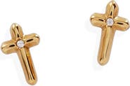 Alex and Ani Cross Mini Stud Earrings Earrings