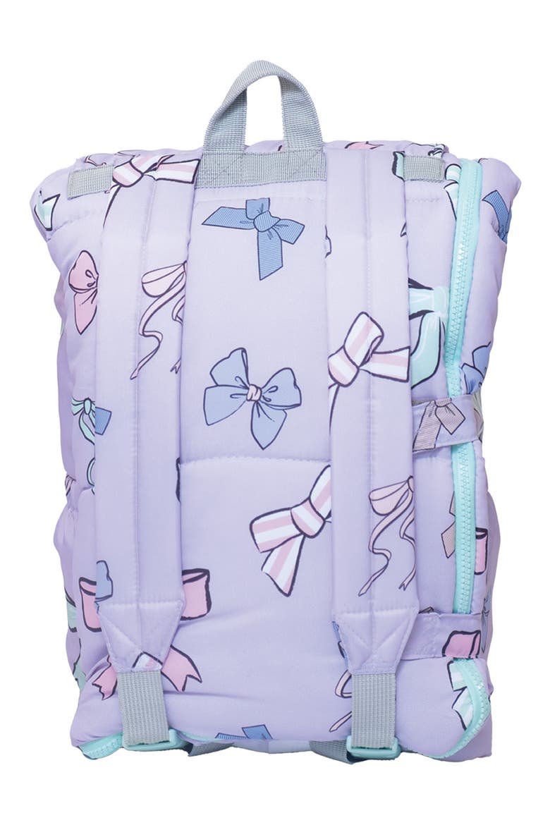 Kids' Sleep-n-Pack Sleeping Bag Backpack, Alternate, color, LILAC MULTI