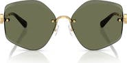 Tory Burch 58mm Irregular Sunglasses