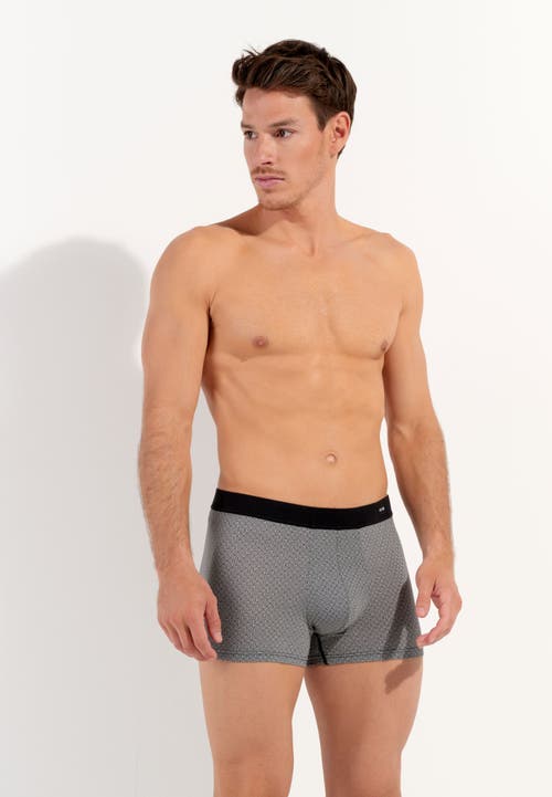 Hom Herbie Comfort Boxer Briefs In Black Print