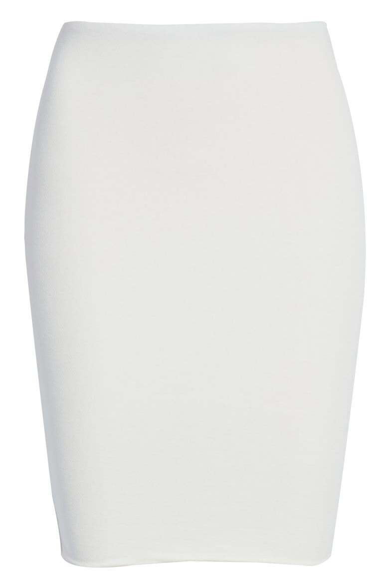 Hourglass Miniskirt, Alternate, color, OFF WHITE