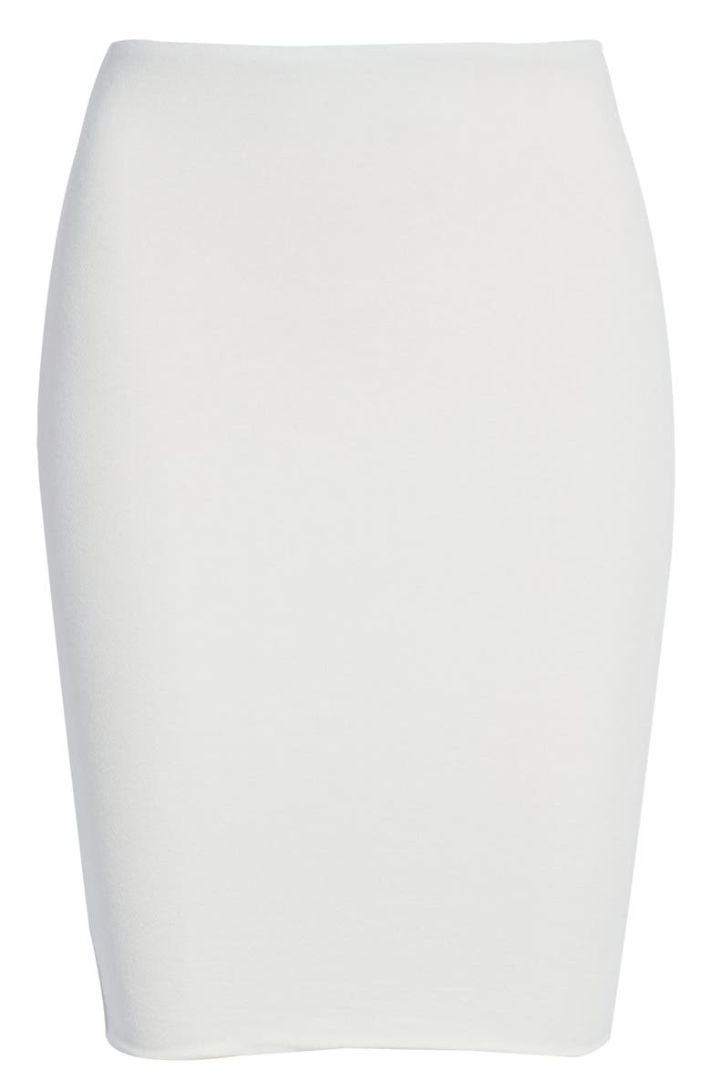 Naked Wardrobe Hourglass Miniskirt, Alternate, color, Off White