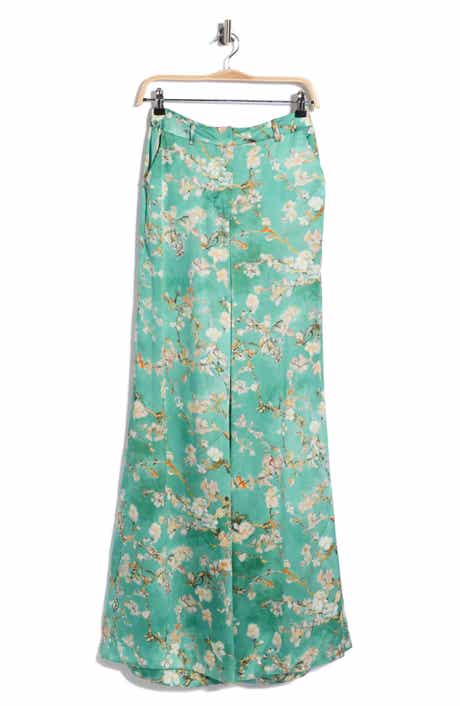 Pilar Wide Leg Silk Pants