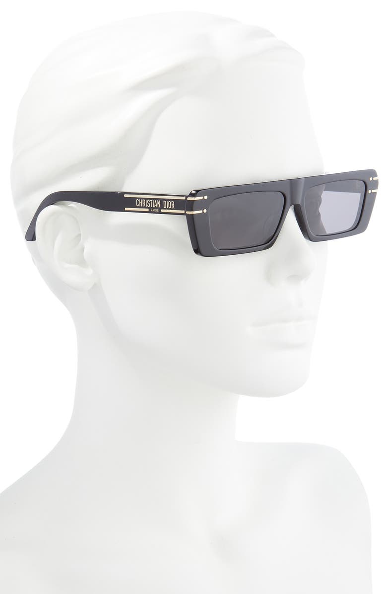 DIOR Signature 54mm Rectangular Sunglasses, Alternate, color,