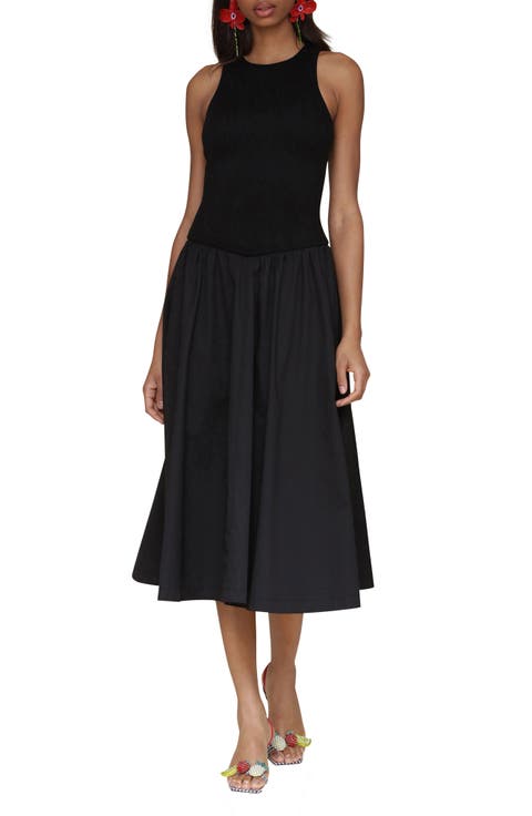 Polka Dot A-Line Dress