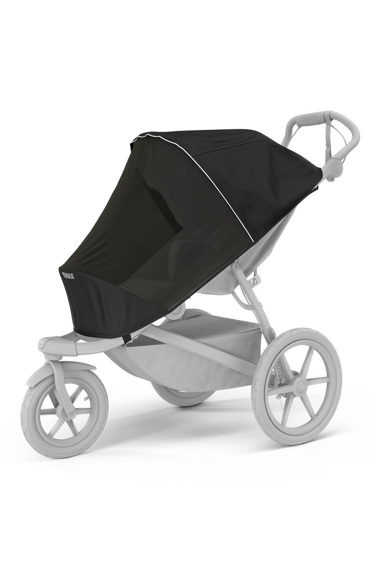 Urban Glide 3 Mesh Stroller Cover, Main, color, BLACK