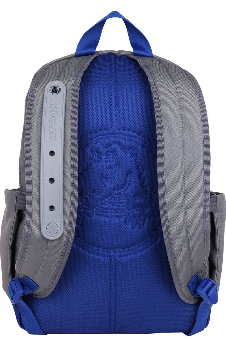 CROCS Lightweight Backpack with Molded Front Storage Pocket, Alternate, color, Grey/Multi