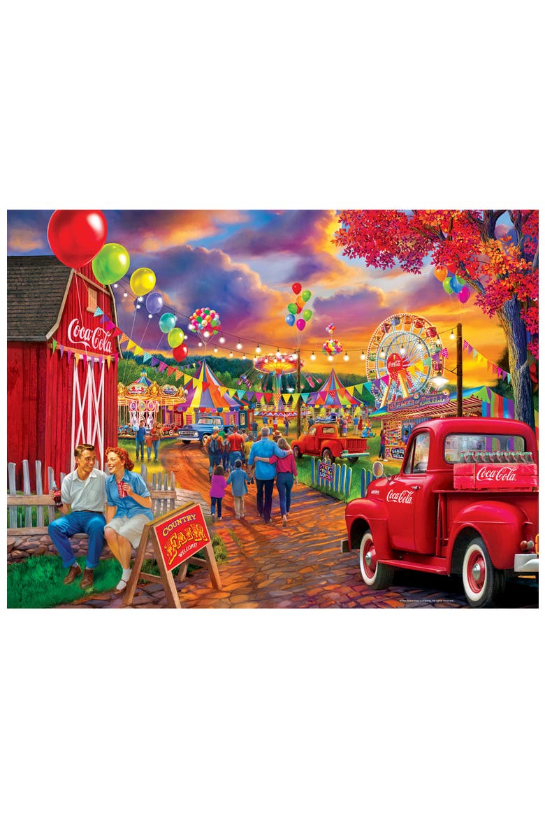 Coca-Cola State Fair 300 Piece Puzzle, Alternate, color, Multicolor