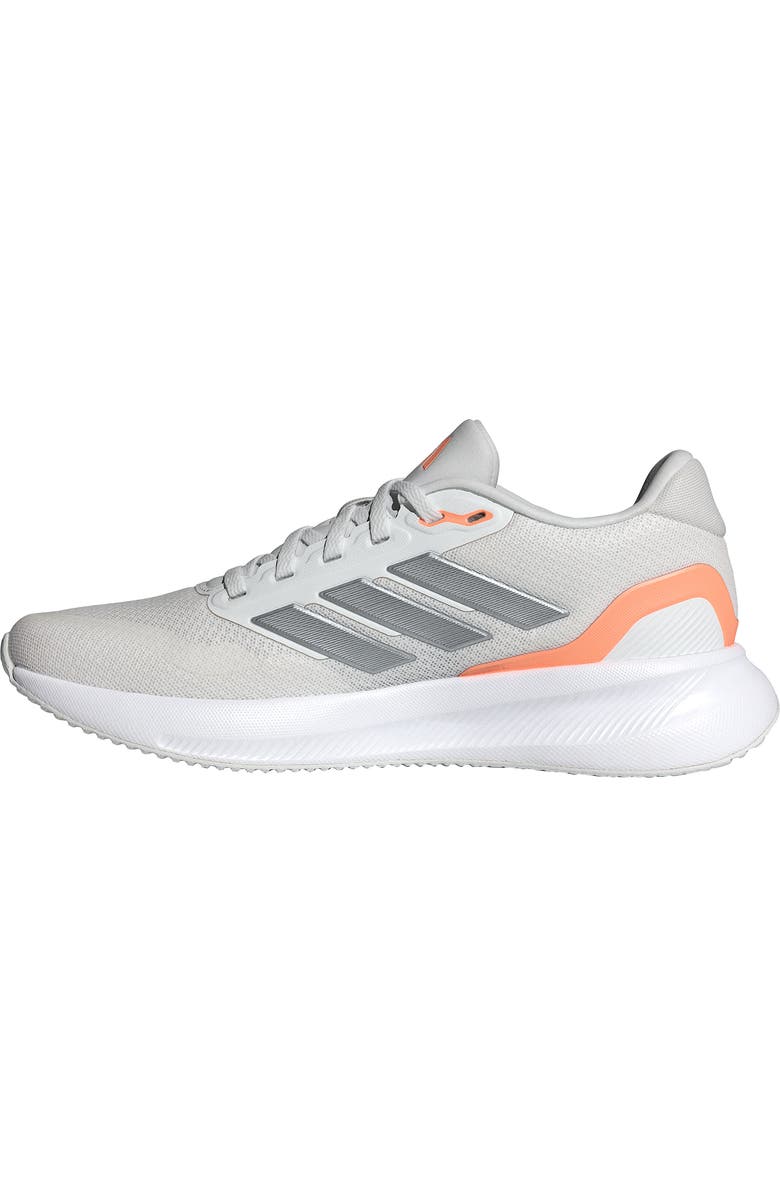 adidas Runfalcon 5 Running Shoe, Alternate, color, White/ Iron Met./ Orange