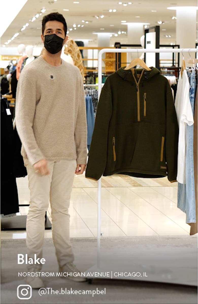 Ridgeway Half Zip Hooded Fleece Pullover, sales video thumbnail