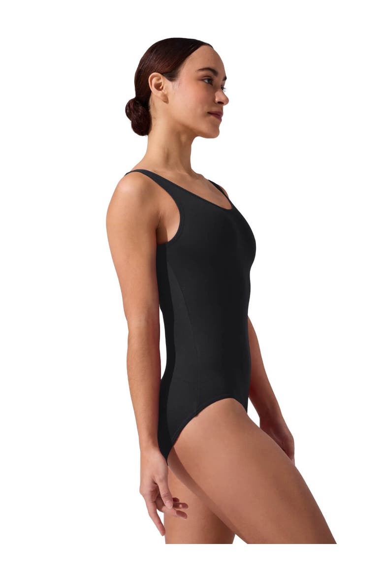 Team Basics Tank Leotard, Alternate, color, black