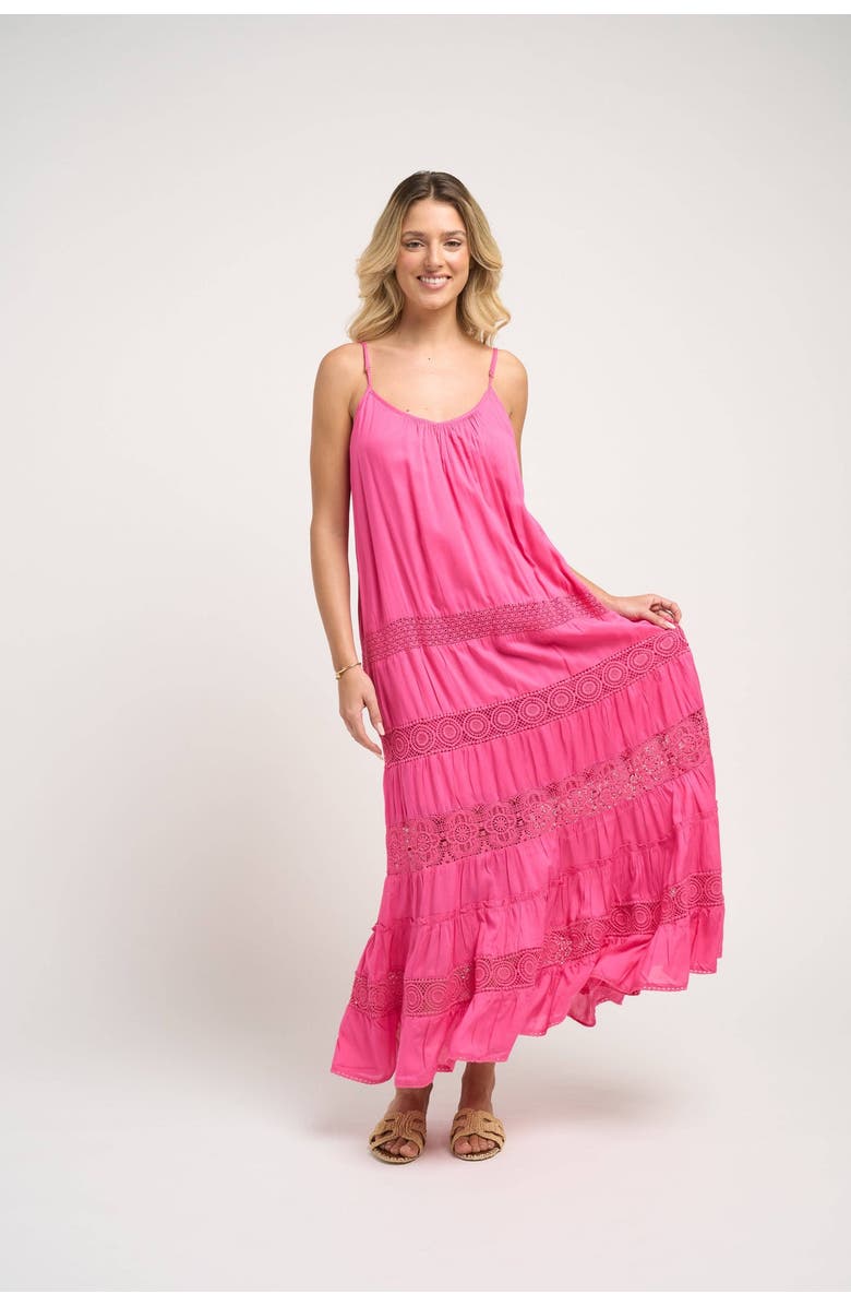 GUADALUPE DESIGN Paola Dress, Alternate, color, Fuchsia