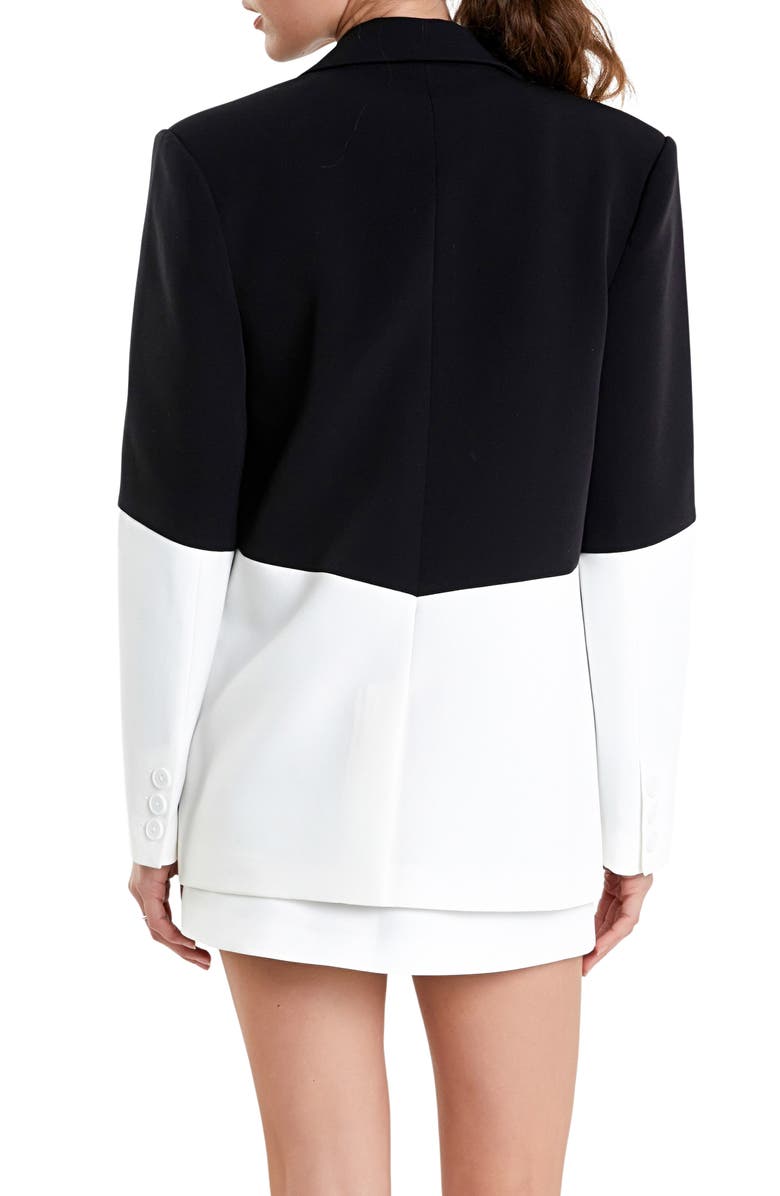 Endless Rose Colorblock Blazer, Alternate, color,