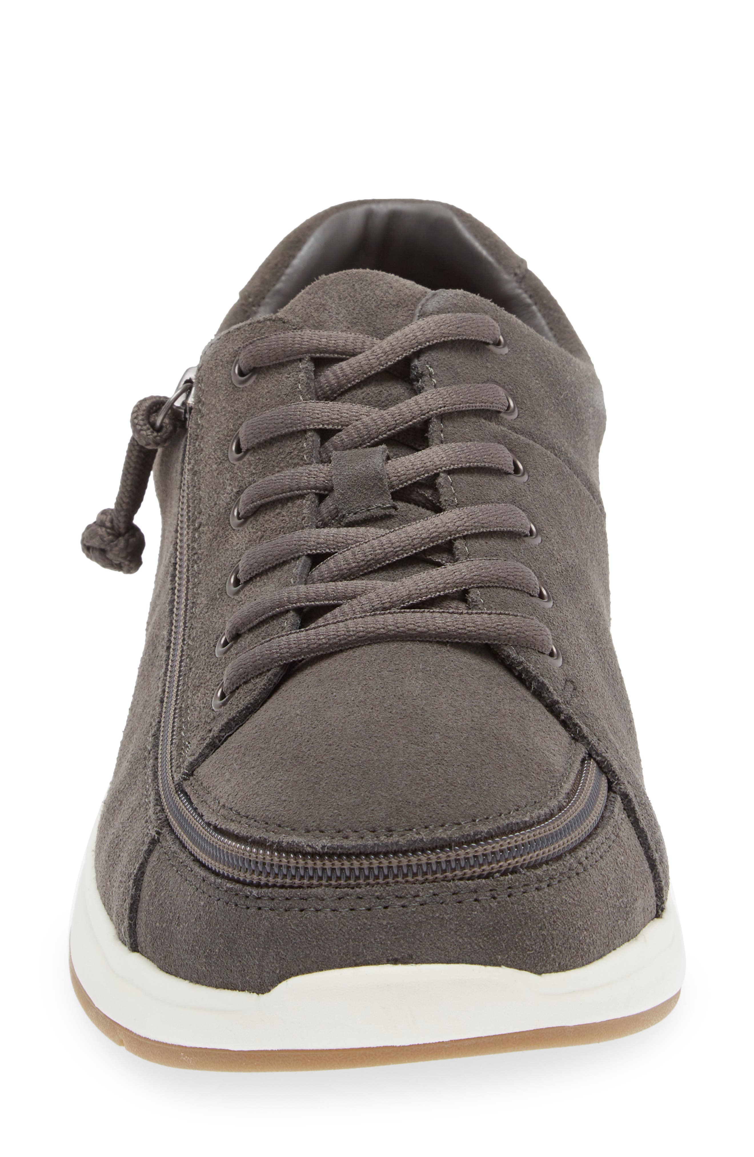 BILLY Footwear Comfort Low Zip Around Sneaker, Alternate, color, Grey