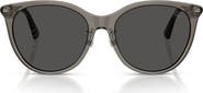Burberry 56mm Round Sunglasses