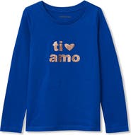 Lands' End Girls Graphic Tee Shirt