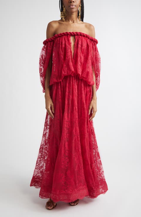 Luna Twist Lace Gown