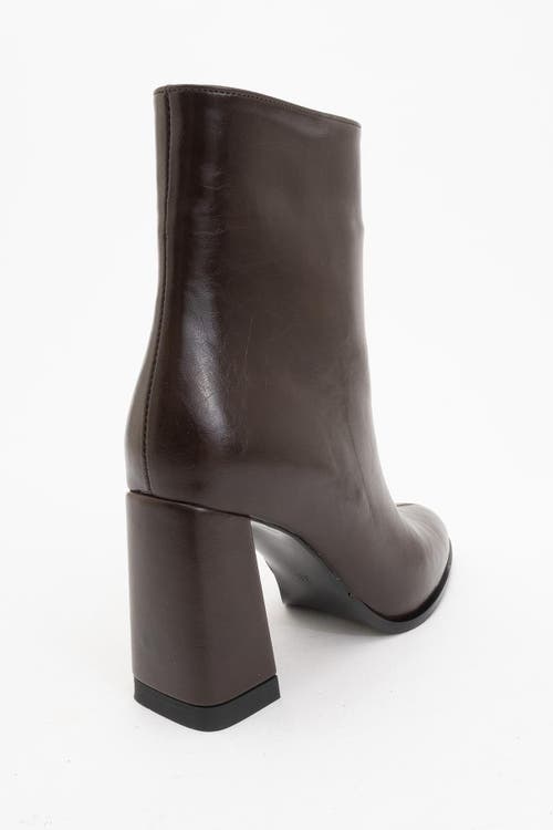 Prologue Shoes Jewel High Heel Boot In Brown