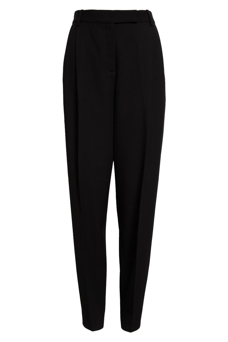 Bacall Cotton Twill Pants, Alternate, color, BLACK
