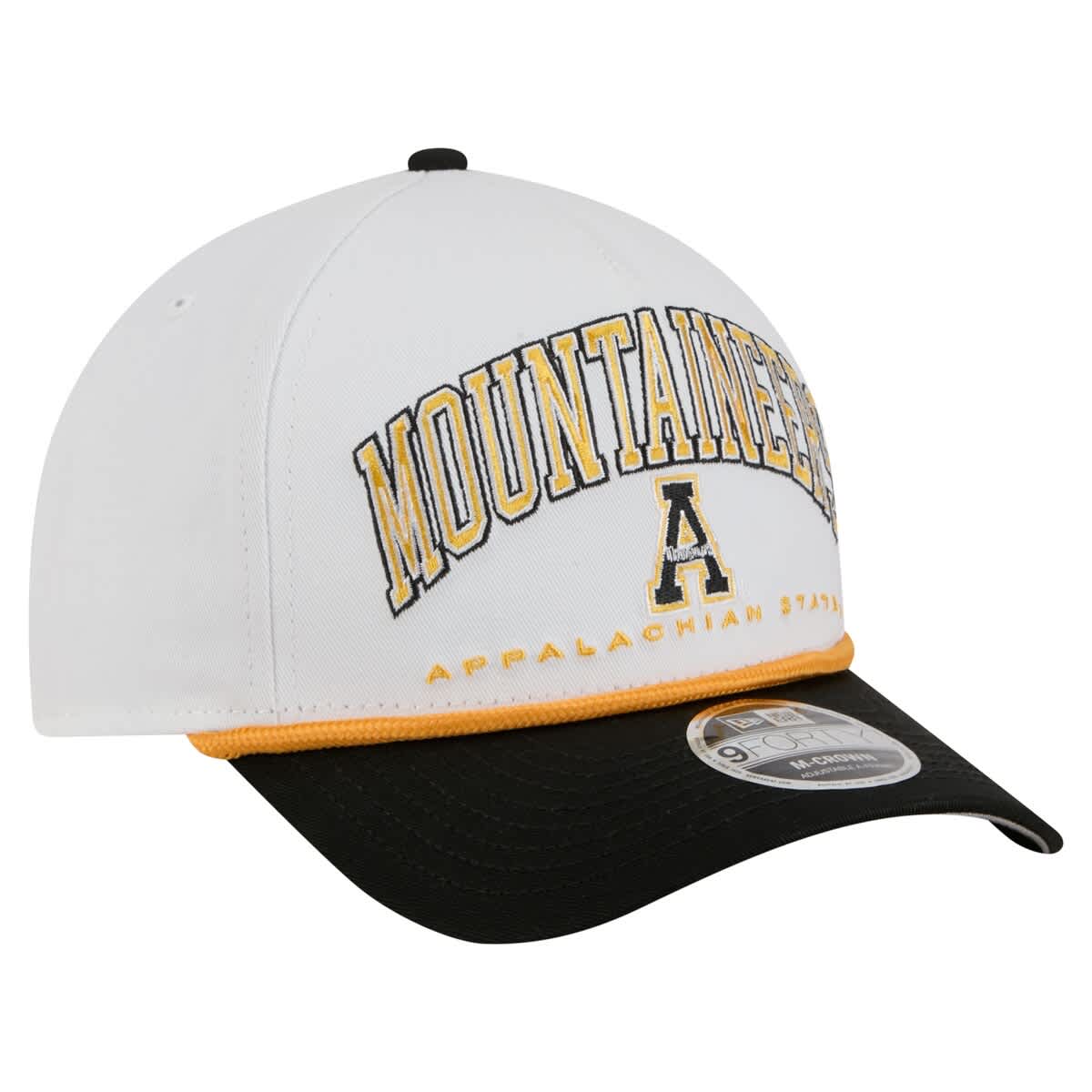 New Era Men's New Era White/Black Appalachian State Mountaineers Arch ...