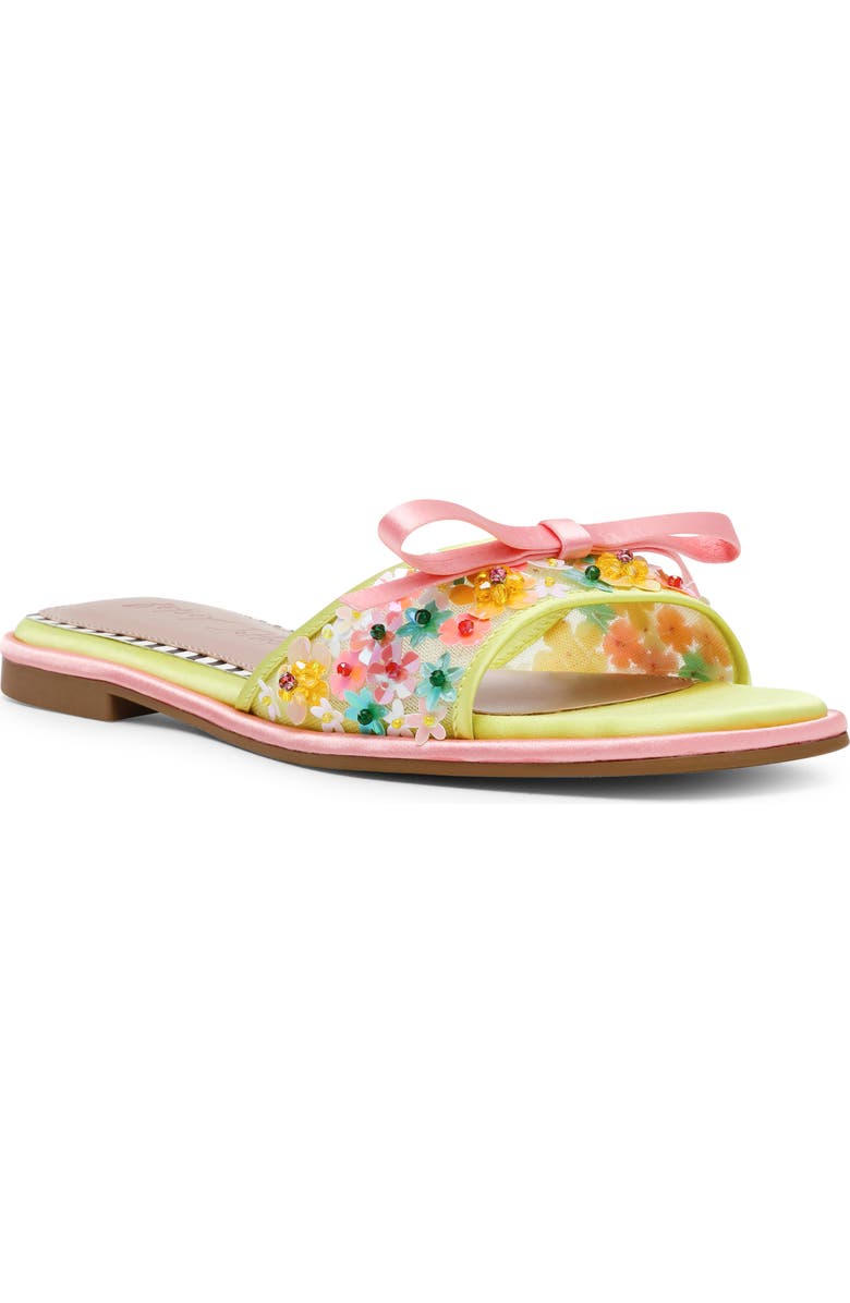Betsey Johnson Teasse Slide Sandal, Main, color,
