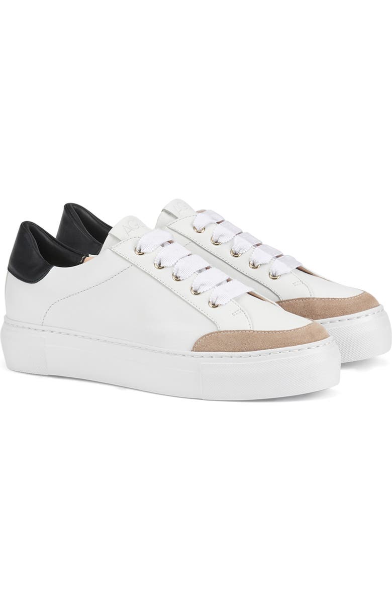 AGL Piera Leather Sneaker, Main, color,