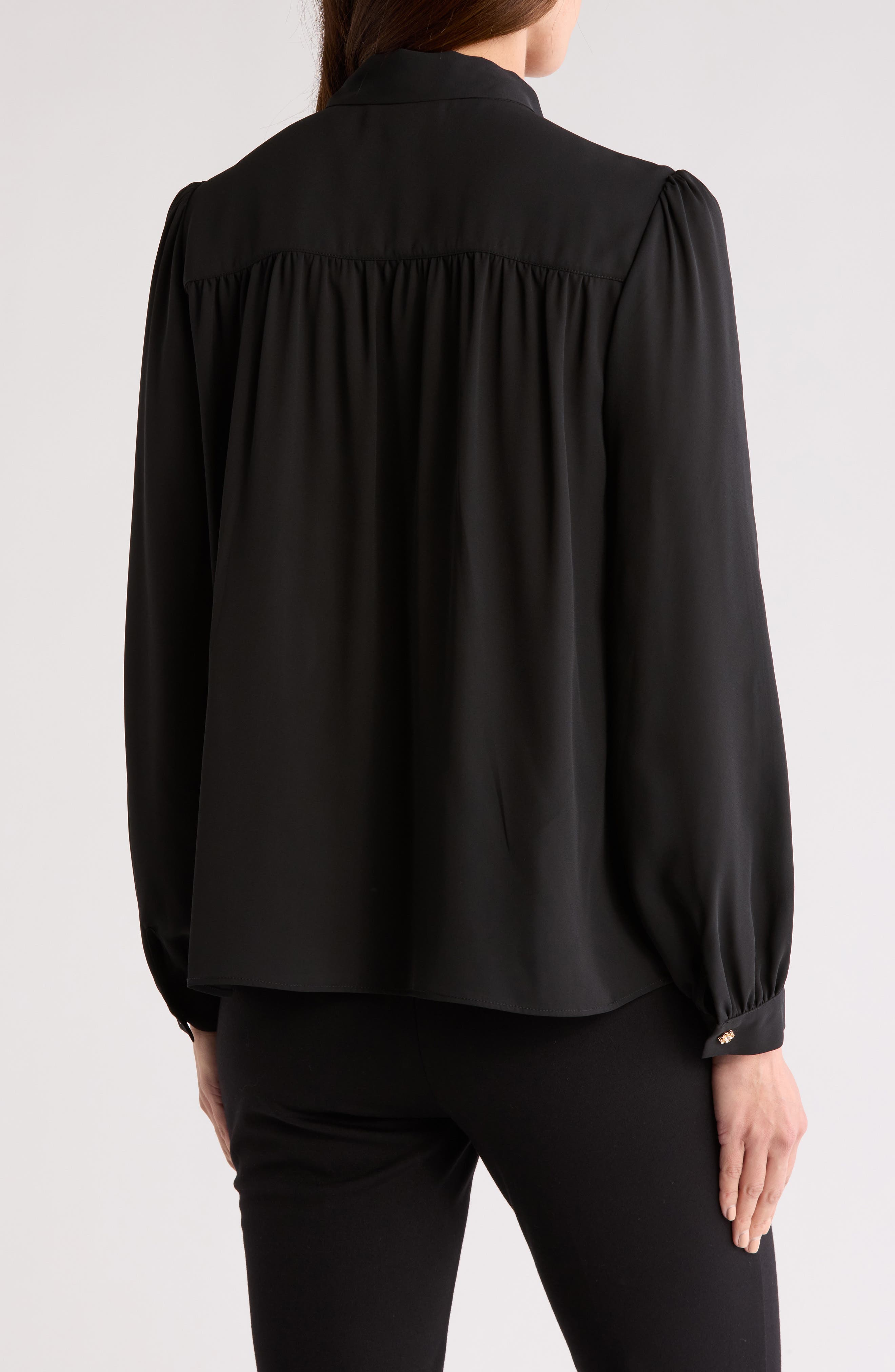 Tie Neck Georgette Top - image 2