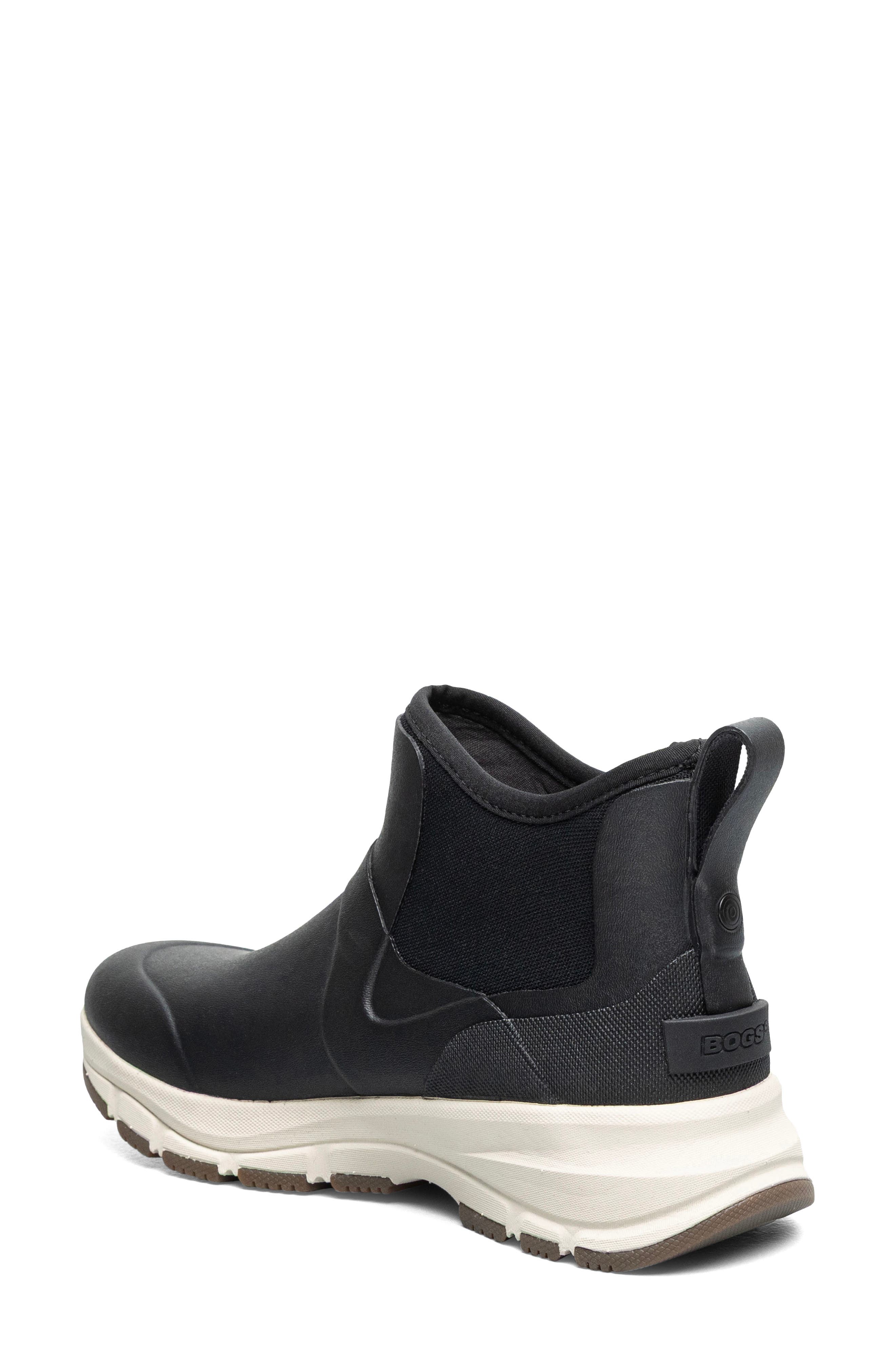 Bogs Spruce Waterproof Mid Chelsea Boot, Alternate, color, Black