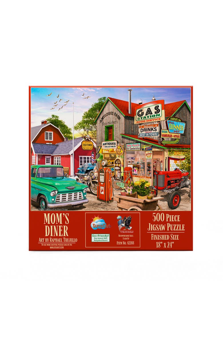 Sunsout Mom's Diner 500 piece Jigsaw Puzzle for Adults, Alternate, color, Multicolor