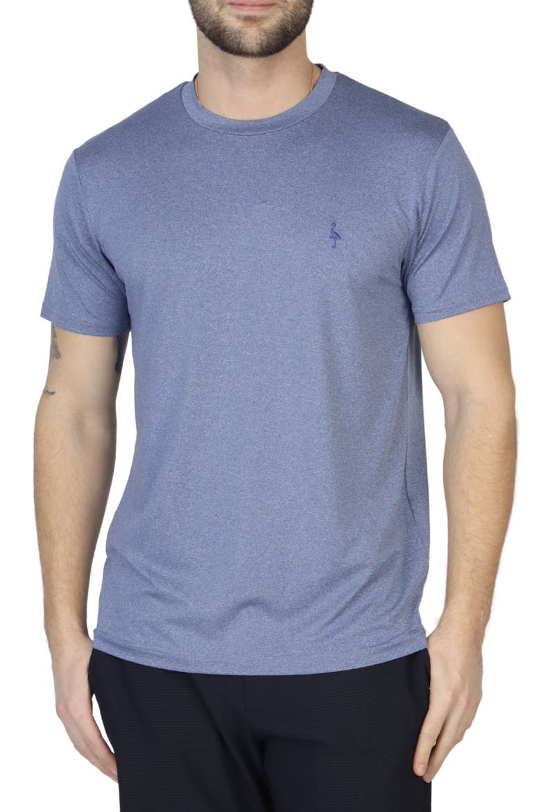 Mélange Performance T-Shirt, Main, color, NAVY