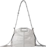 maje Miss M mini metallic leather bag