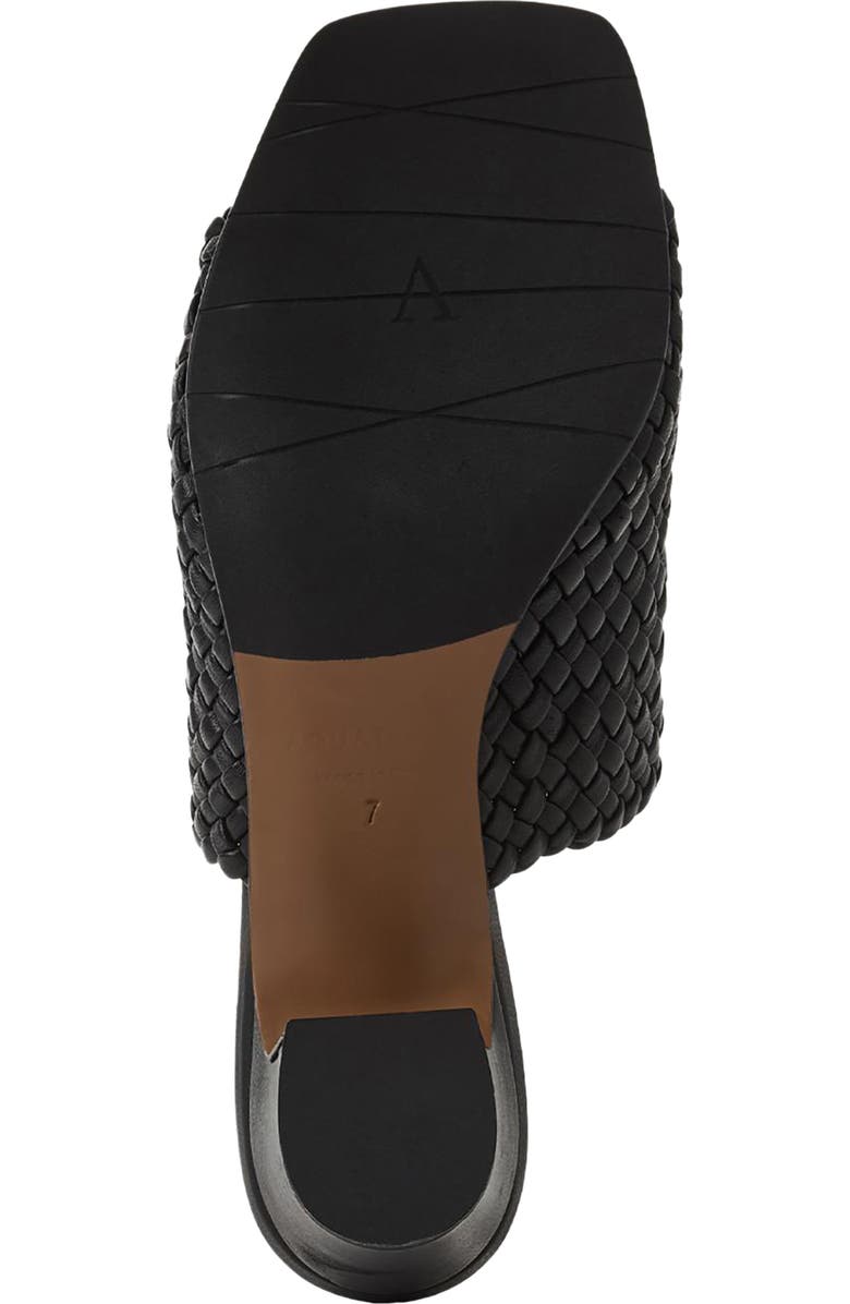 Aquatalia Laquila Slide Sandal, Alternate, color, Black Woven