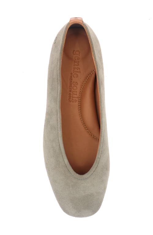 Gentle Souls Willow Woven Flat In Green