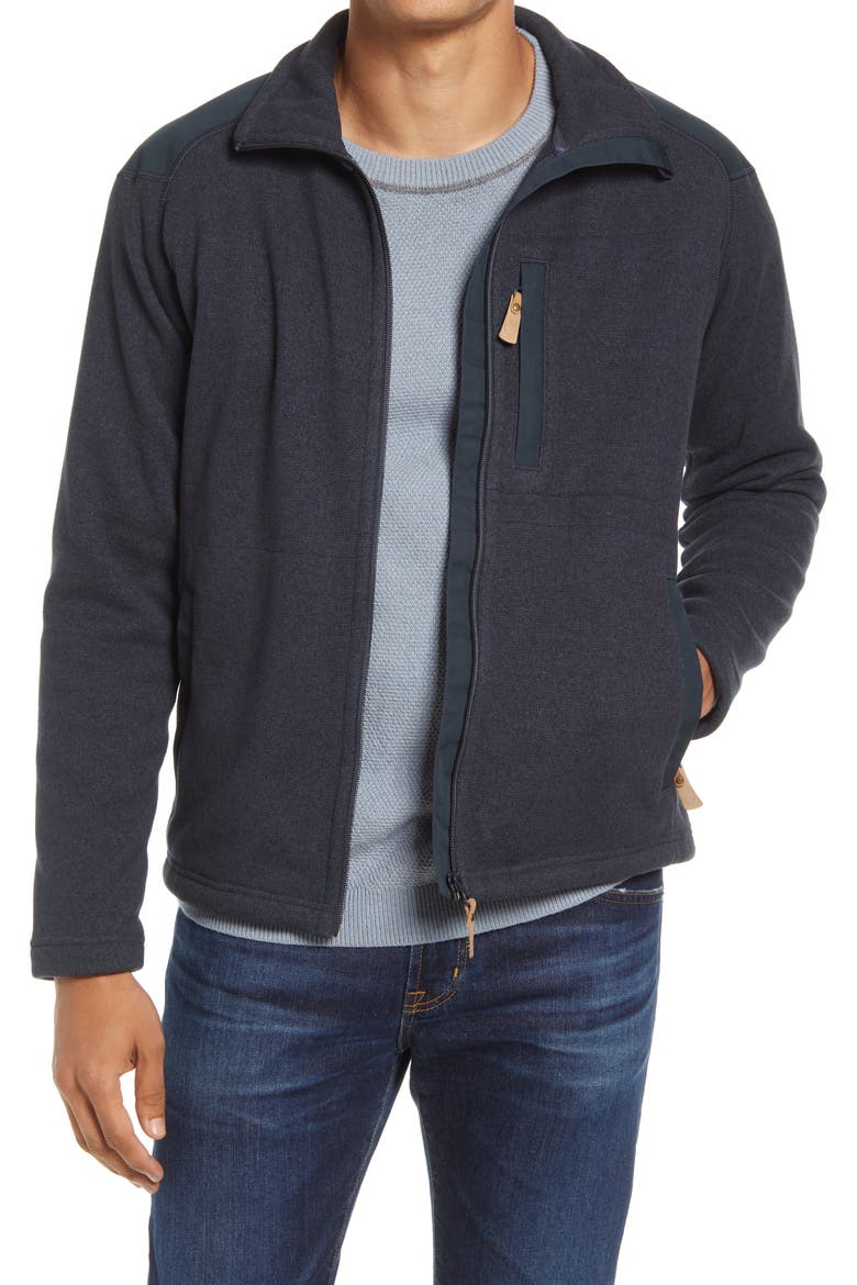Buck Fleece Jacket, Main, color, DARK NAVY
