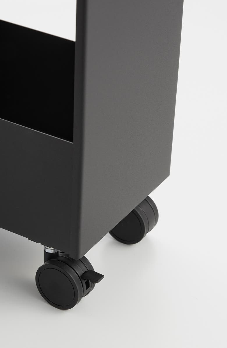 Yamazaki Slim Rolling Wagon, Alternate, color, Black