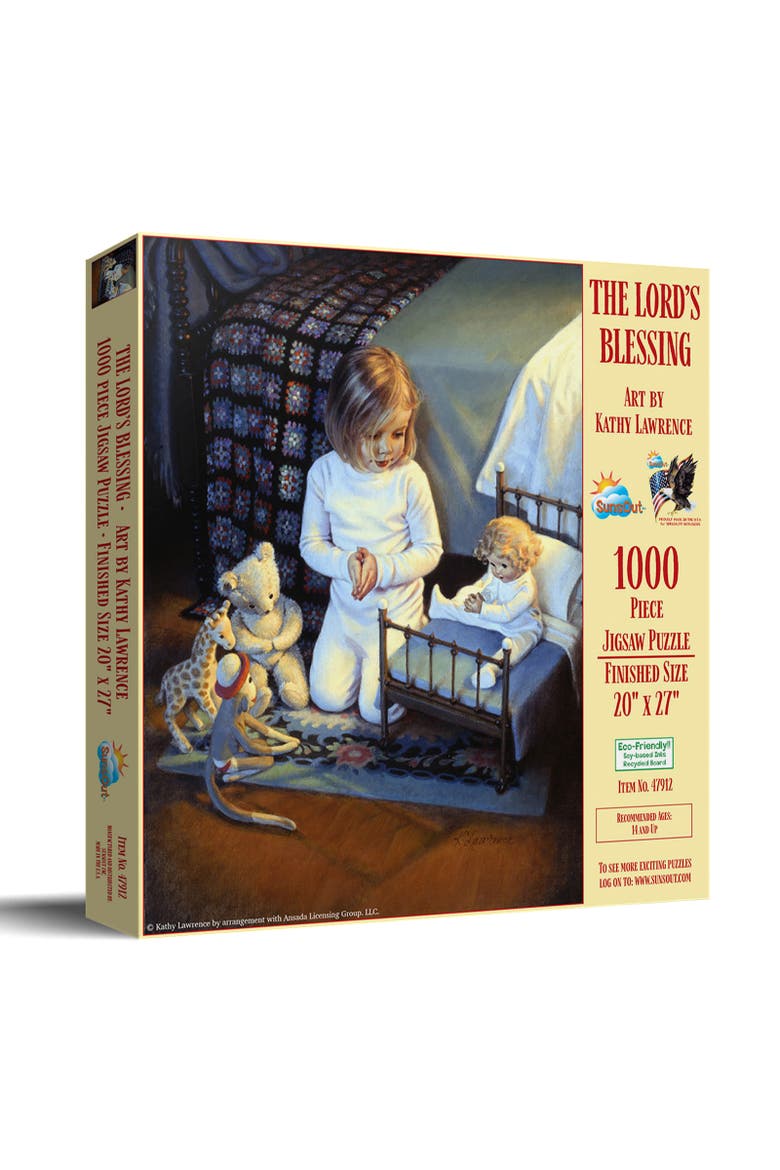 The Lord's Blessing 1000 piece Jigsaw Puzzle for Adults, Main, color, Multicolor