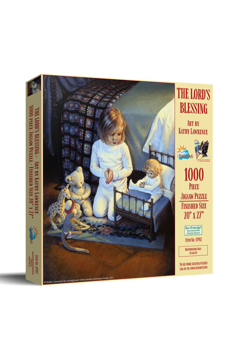 Sunsout The Lord's Blessing 1000 piece Jigsaw Puzzle for Adults, Main, color, Multicolor
