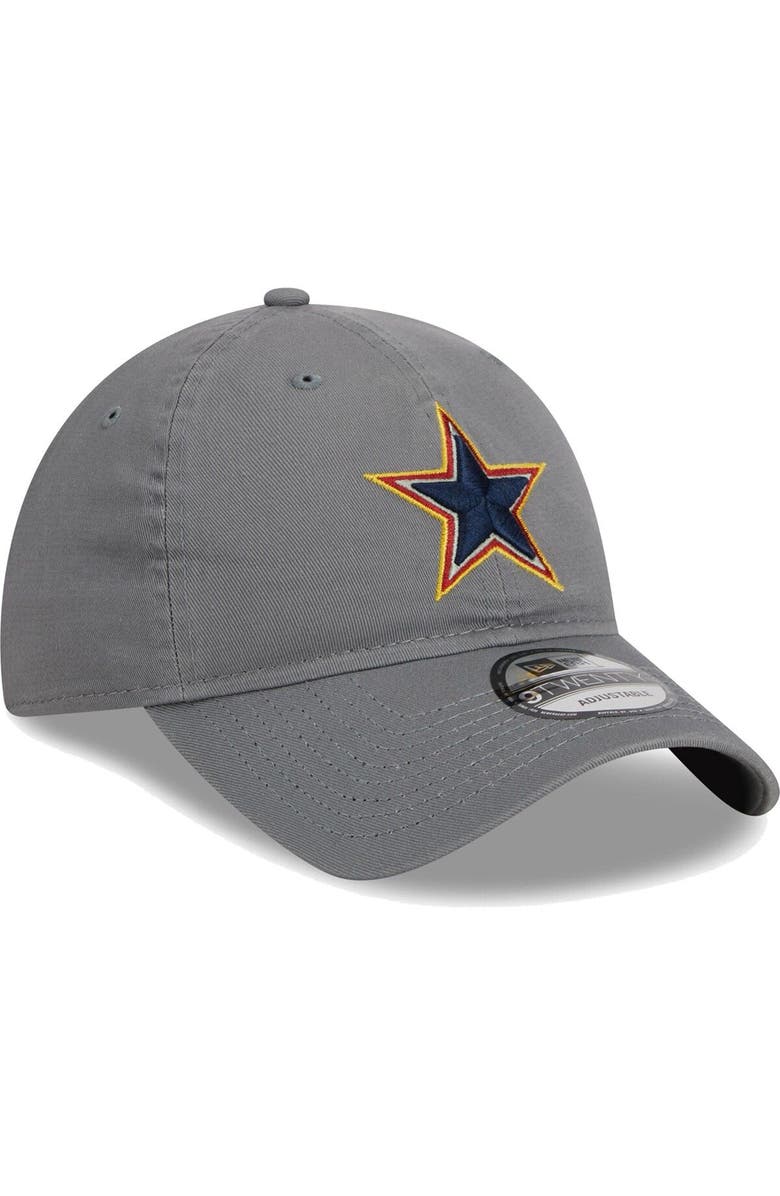 New Era Men's New Era Gray Dallas Cowboys Color Pack 9TWENTY Adjustable Hat, Alternate, color, Gray