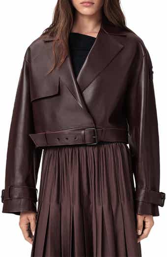 AllSaints Ophelia Bonded Leather Jacket