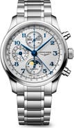 Longines Master Collection Automatic Moon Phase Bracelet Watch, 41mm